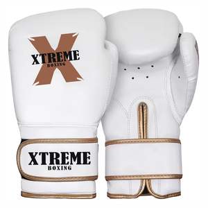 Gants de boxe professionnels en cuir, design respirant anti-humidité, fermeture auto-agrippante, emballage personnalisé pour l'entraînement des hommes/femmes - Product Image 3