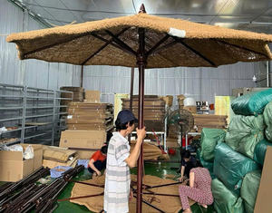 PARASOL DE FIBRA DE COCO/SOMBRA NATURAL/ECOLÓGICO/ARTESANAL - Product Image 4