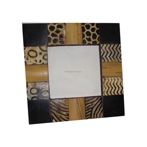 Nouveau cadre photo en incrustation d'os de conception pour la maison et le bureau cadre photo de décoration de table cadres photo en résine faits à la main - Product Image 1