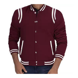 Chaqueta universitaria de béisbol de moda de calle alta personalizada para hombres, precios al por mayor, temporada de invierno, chaqueta universitaria de tallas XL para unisex - Product Image 1