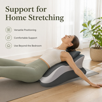 Coussin Ergonomique en Cale 6 Couleurs Soutien Lombaire et Cervical pour Soulagement des Douleurs Dorsales, Idéal pour Dormeurs sur le Côté ou sur le Ventre, Housse Lavable, Vente en Gros OEM