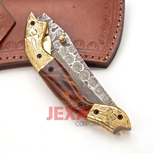 Cuchillo de caza plegable de bolsillo-Acero al carbono Ligero y duradero Multifunción para uso en exteriores - Product Image 6