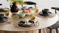 Ensemble de 6 sets de dessous-de-plat ronds modernes en jute naturelle, plus écologiques, tressés, 15 pouces, fabriqués en Inde