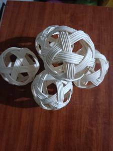 Bola de mimbre decorativa hecha a mano, venta al por mayor, proveedor exportador de Vietnam, pedidos al por mayor con ofertas de precios competitivos - Product Image 2