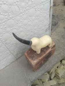 Figuras Decorativas de Cuerno, Estatua Abstracta del Pensador, Acabado Negro Mate, Decoración para el Hogar, Regalo - Product Image 3