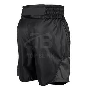 กางเกงมวยผู้ชายแบบสปอร์ตขาสั้นสำหรับฝึกซ้อมและแข่งขัน2025กางเกง100% โพลีเอสเตอร์สีทึบ - Product Image 6