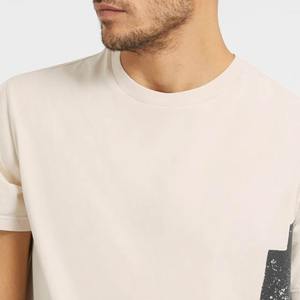 2025 nuevo diseño directo de fábrica 100% algodón camisetas con serigrafía para hombres bajo MOQ mejor calidad tela tejida suelta - Product Image 5