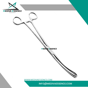 Pinzas dentadas curvas Vulsellum profesionales, instrumentos ginecológicos de tamaño personalizado, acero inoxidable aprobado por CE por Mediva Essence - Product Image 5