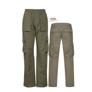 Pantalon cargo ingénieur kaki pour homme/femme/unisexe avec plusieurs poches Style personnalisé uniforme FMF PRIX D'USINE Pantalon de survêtement cargo - Product Image 3