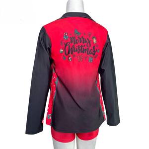 Veste d'échauffement de Cheerleading pour femmes de haute qualité veste d'équipe personnalisée vêtements d'extérieur de sport uniformes de danse OEM ODM ensembles d'uniformes de Cheer - Product Image 2