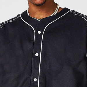 Maillot de baseball tendance, vêtements de sport, coupe confortable, respirant, séchage rapide, 100% polyester pour hommes, maillot d'équipe et vêtements de sport - Product Image 3
