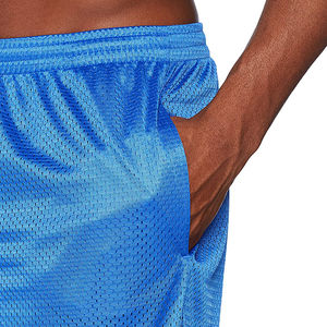 Pantalones cortos deportivos de malla fina de baloncesto para hombre, pantalones cortos transpirables para correr y entrenar, logotipo y diseño personalizados OEM - Product Image 2