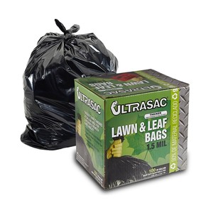 Ultrasac Durable Kitchen Trash <b>Bags</b> 13 Gallon Strong Drawstring Waste <b>Bags</b> OEM Supply - Product Image 1