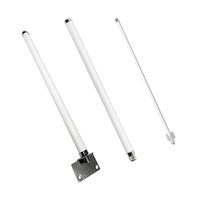 Antennes Omnidirectionnelles Blanches Multibandes Verticales Extérieures en Fibre de Verre WiFi Lora GSM 4G 5G