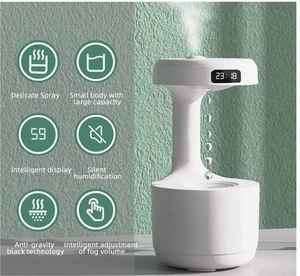 เครื่องเพิ่มความชื้นหมอกเย็นแบบพกพาทำงานเงียบพร้อมหมอกปรับได้และไฟ LED กลางคืนสำหรับห้องนอนสำนักงาน - Product Image 2