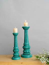 Modern 4Pcs Set of Wood <b>Candle</b> Stand High Quality Wood Pillar <b>Holders</b> Decorative Scented <b>Candles</b> <b>Sticks</b> at Best Price Available - Product Image 5
