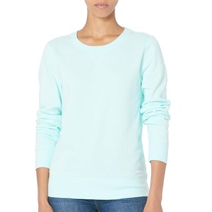 New Collection Luxury Long Sleeve Round Neck Shoulder Slope Solid Comfortable Casual Women's Cotton Sweatshirt From Bangladesh - Product Image 1