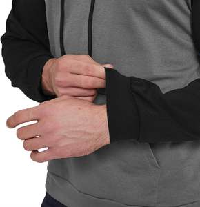 Sudadera con Capucha para Hombre, 100% Algodón, Estilo Casual, con Bolsillo Frontal, Logotipo Personalizado, Talla Grande, Transpirable - Product Image 5