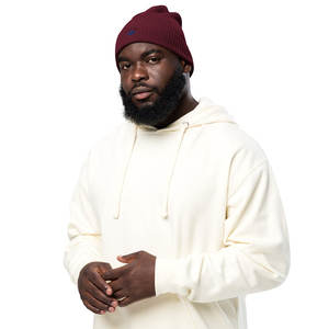 <b>Organic</b> Ribbed Beanie Crafted From Premium <b>Organic</b> <b>Fabric</b> - Product Image 6