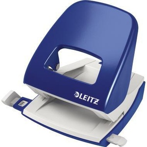 เครื่องเจาะกระดาษ Leitz NeXXt 5008 ขนาด 8 ซม. 30 แผ่น (80 กรัม/ตร.ม.) พร้อมรางนำทาง - สีฟ้า - Product Image 1