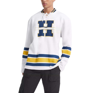 Maillot de hockey sur glace personnalisé par sublimation, uniforme sportif d'équipe, polyester respirant, séchage rapide, tenue durable 2025 - Product Image 5