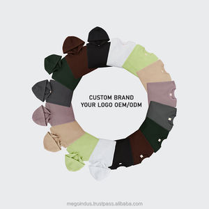 Sweat-shirt décontracté lourd 400gsm pour hommes Capuche bouffante surdimensionnée en polaire de haute qualité avec impression bouffante de logo brodé en 3D - Product Image 3