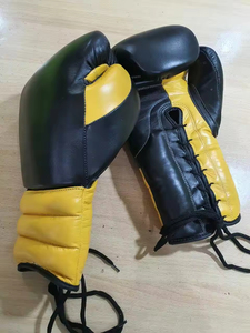 Vente en gros de gants de kickboxing personnalisés Style gagnant Gants d'entraînement MMA en cuir PU lacés en grandes tailles - Product Image 5