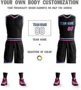 2025 ensemble d'uniformes de basket-ball grande taille pour hommes Polyester respirant avec conception de sublimation personnalisée pour les jeunes basketteurs - Product Image 3