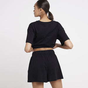 Ensemble deux pièces d'été pour femmes T-shirt à manches courtes et short Active Bottoms - Product Image 4