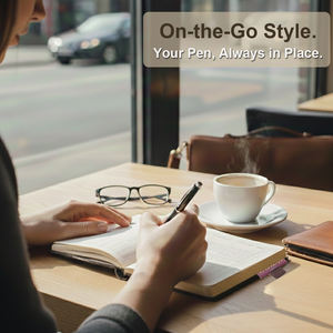 Accessoires de livre portables élégants, boucle magnétique en cuir PU pour stylo - Product Image 6