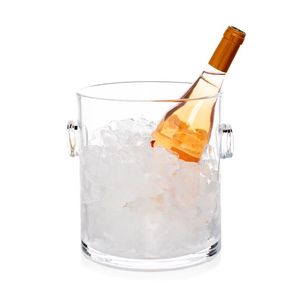 Cubo de hielo de cristal de estilo vintage con diseño de patrón de corte adecuado para bares clásicos, decoración de comedor retro y servicio de bebidas nostálgicas - Product Image 5