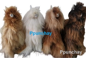 Juguete de Alpaca Suri de 30 cm (12 pulgadas) Ppunchay Perú, Tejido Étnico Andino, Suave, Esponjoso y Agradable - Product Image 5