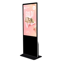 Écran LCD vertical haute luminosité 500-1500 nits, lecteur vidéo publicitaire, équipement totem, signalisation numérique et affichage intérieur