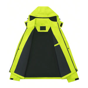 Veste Softshell Homme Automne 2026 Style Punk Teint en Fil avec Fermeture Éclair – Polyester Imperméable et Respirant – Vente en Gros Speemo Sports - Product Image 3