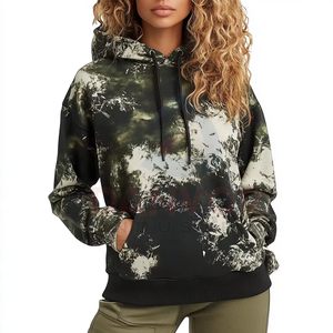 Sweat-shirt à capuche zippé pour homme de haute qualité, logo personnalisé, vente chaude, surdimensionné, vintage, sweat-shirt à capuche zippé intégral dégradé - Product Image 6