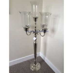 Set of 2 <b>Gold</b> Plated Solid Brass <b>Candelabra</b> Superior Quality Table Decoration Lightening <b>Candelabra</b> Christmas Fancy <b>Candelabra</b> - Product Image 2