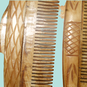 Peine plegable de bambú ecológico de tamaño de viaje Accesorio de estilo en movimiento Producto de artesanía de Bambú - Product Image 3