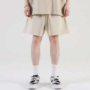 Vente en gros de shorts décontractés pour hommes 100% coton éponge française bermudas lourds personnalisés impression de logo taille moyenne shorts de gymnastique - Product Image 4