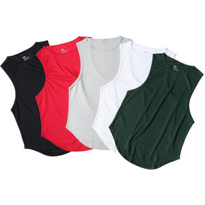 Débardeur d'été unisexe en coton épais, décontracté, ample, style américain, gilet de sport, couleur unie, sans manches, pour hommes - Product Image 6