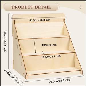 Calcomanía Redonda de Madera Inspirada en la Náutica y la Playa, Paquete de Varias Piezas, Lavable, Recubrimiento de Polvo Negro, Acabado Pulido de Madera Marrón - Product Image 2