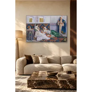 Fida Antonio Gargiullo Femme au repos dans le Harem Impression sur toile - Product Image 2