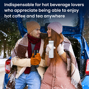 Extralink Smart Stainless Steel Tumbler <b>Travel</b> <b>Mug</b> LED Temperature Display White Silver <b>Pink</b> Black Colors for Business Gifts - Product Image 3