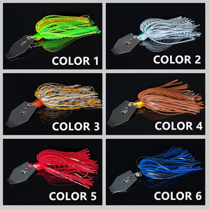 เหยื่อปลอม <span class=keywords><strong>MISTER</strong></span> LURE 12 กรัม 100 มม. แบบ Buzzbait Chatterbait Bladed Jig ใบพัด Indiana กระโปรงซิลิโคน เหยื่อผิวน้ำ สำหรับตกปลาแบส แบบ Spinner หลายแบบ - Product Image 4