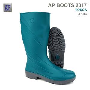 Green Light Weight Outdoor <b>Knee</b> <b>High</b> Rain Boots Waterproof Rubber Work Wellies Anti Slip Lace up for Farming Construction - Product Image 4
