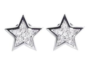 Oferta Especial, Pendientes de Plata 925 con Diamante Moissanite VVS con Certificado GRA, Diseño de Estrella para Mujer, Moda a Bajo Precio - Product Image 4