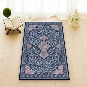 Tapis de prière rectangulaire persan en mousse haute densité 17 mm d'épaisseur, dos antidérapant en caoutchouc, polyester, fabrication mécanique, voyage, maison, Shufu - Product Image 1