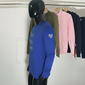 Personalización con MOQ Bajo, Sudadera para Mujer con Cierre de Cremallera de un Cuarto, Paneles en el Cuello, Hombros Caídos, Sudadera Holgada con Capucha - Product Image 2