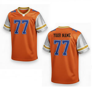 Maillot de football américain rétro en gros, de haute qualité, à séchage rapide et respirant, en faible quantité minimale de commande - Product Image 1