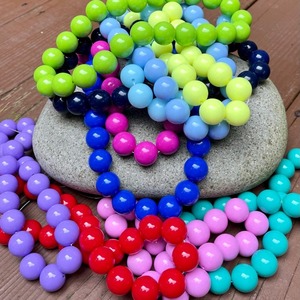 Trendy Tortoiseshell Resin Link Chain Necklace, Chunky Lightweight <b>Acrylic</b> Statement <b>Jewelry</b> for Womens Fashion and Casual Wear - Product Image 2