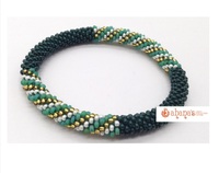 Pulsera de Cuentas Hecha a Mano en Nepal, con Cuentas de Cristal Japonesas de Moda, para Mujer/Unisex, para Compromiso, Boda, Fiesta, Aniversario
